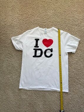 I LOVE DC Tshirt White Large